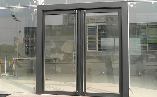 安宁玻璃地弹门
